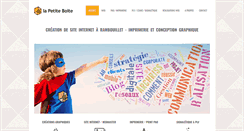 Desktop Screenshot of lapetiteboite.com