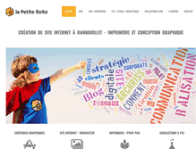 Tablet Screenshot of lapetiteboite.com